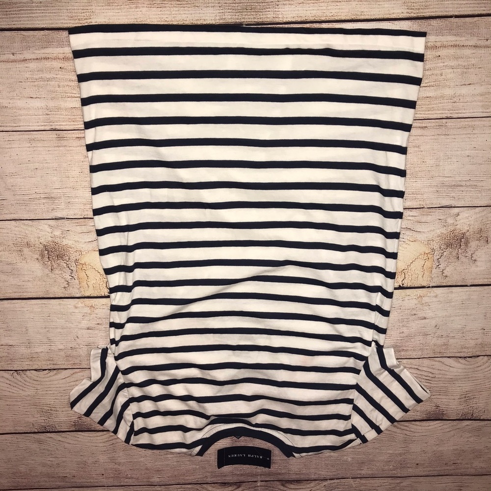 SOLD Ralph Lauren NWT blue label stripes small top - Picture 5 of 5